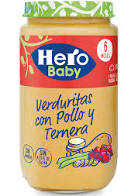 Hero Baby Potito de Verduritas con Pollo y Ternera