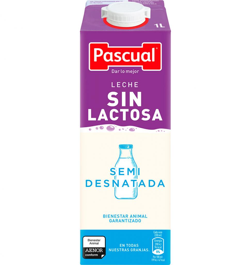 Leche Semi-Desnatada Sin Lactosa Bio 1L
